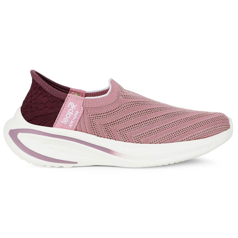 Leap7x Sports Peach Walking Shoes For Women EAZY-W6 By Liberty — photo 2