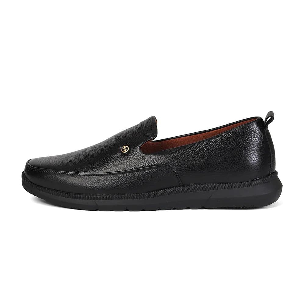 Healers S201-03 Black Casual Non Lacing Slip-on Shoes for Men by Liberty — photo 5