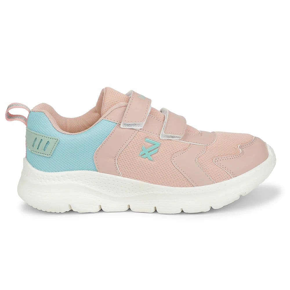 LEAP7X Peach Sports Non Lacing Walking Shoes for Kids PRIMEK-6 by Liberty — photo 2