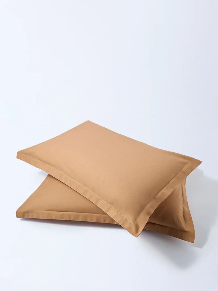 Westside Home Light Blue Solid Pillowcases (Set of 2) — photo 3