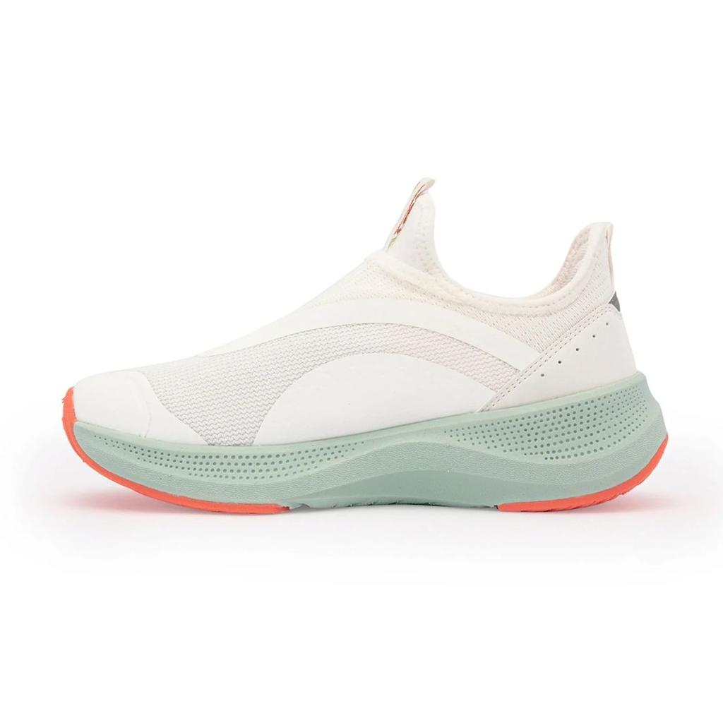 Walking Shoes for Women in White and Mint green | Slip-On Shoes — photo 3