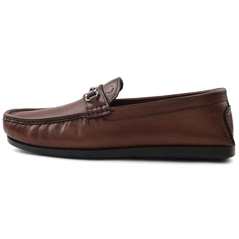 Healers Brown Casual Loafers For Men S201-01 By Liberty — photo 3