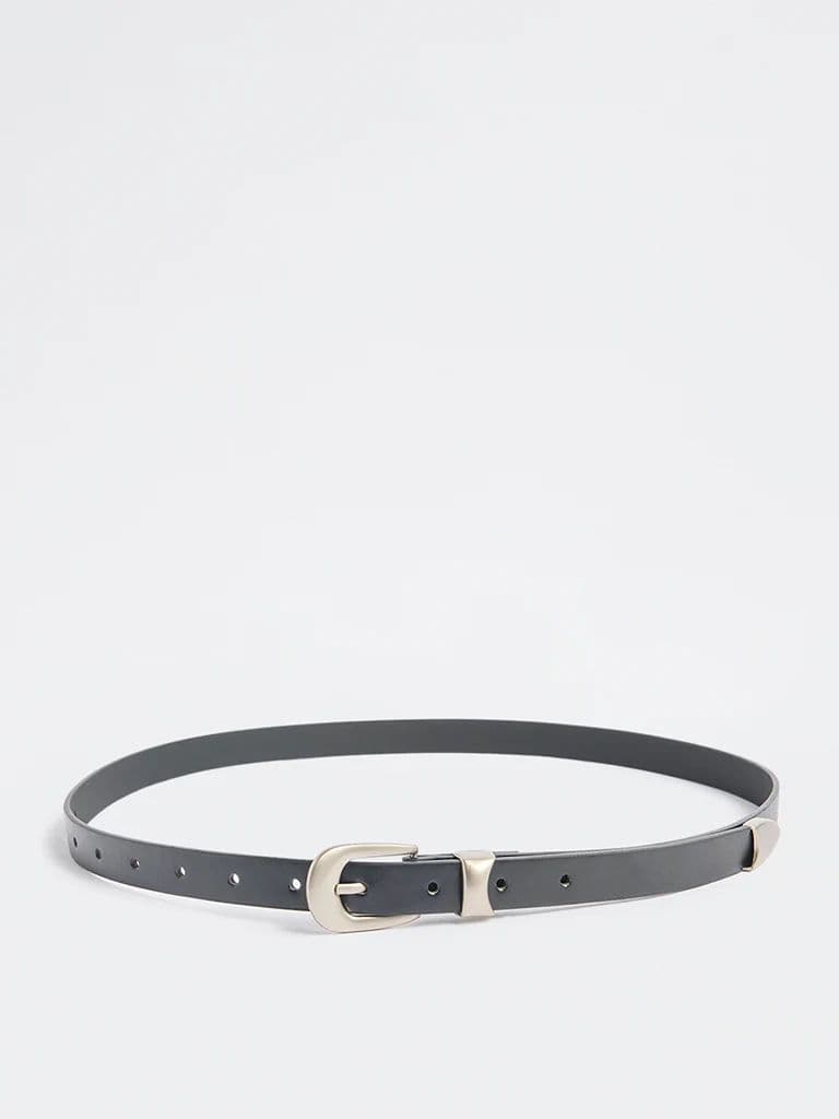 Westside Accessories Black Buckle Keeper Belt — photo 2