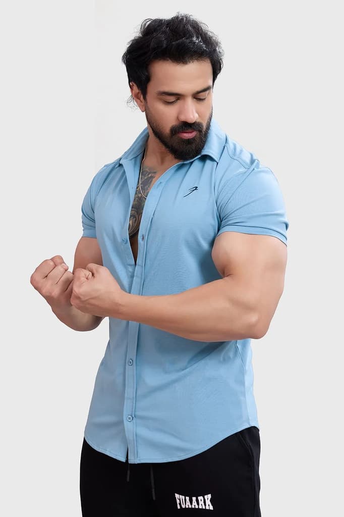 Aero Shirt Stone Blue — photo 4