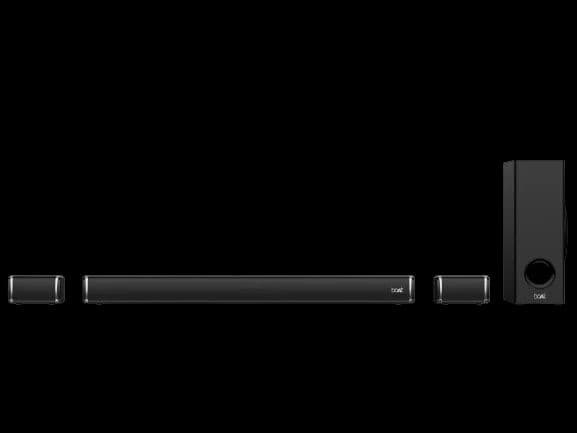boAt Aavante Bar 2400 | Bluetooth Soundbar with 180W RMS Sound, 5.1 Channel with Wired Subwoofer, 2 Rear Satellite Speakers