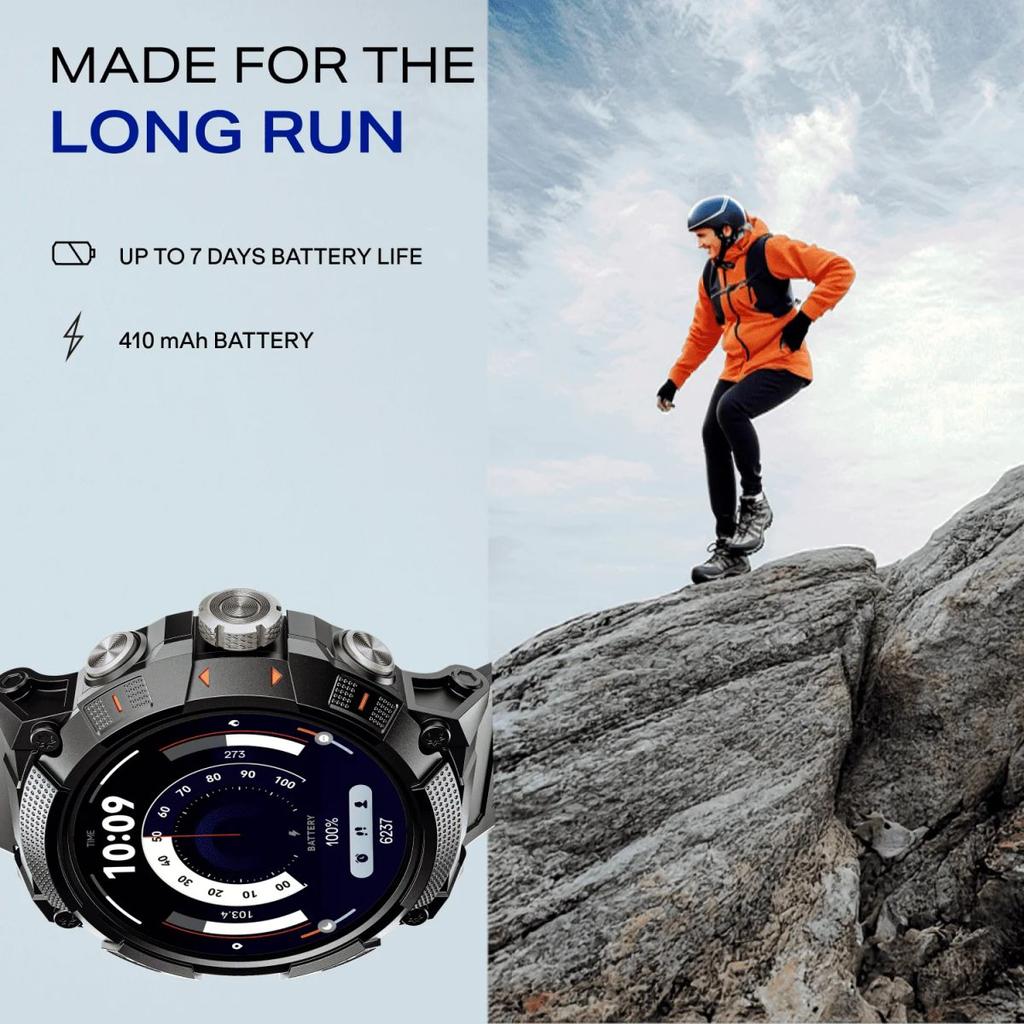 boAt Lunar Atlas | Smartwatch with 1.39" Bright HD Display, App-Powered GPS Tracking & Rugged Metallic Finish — photo 9