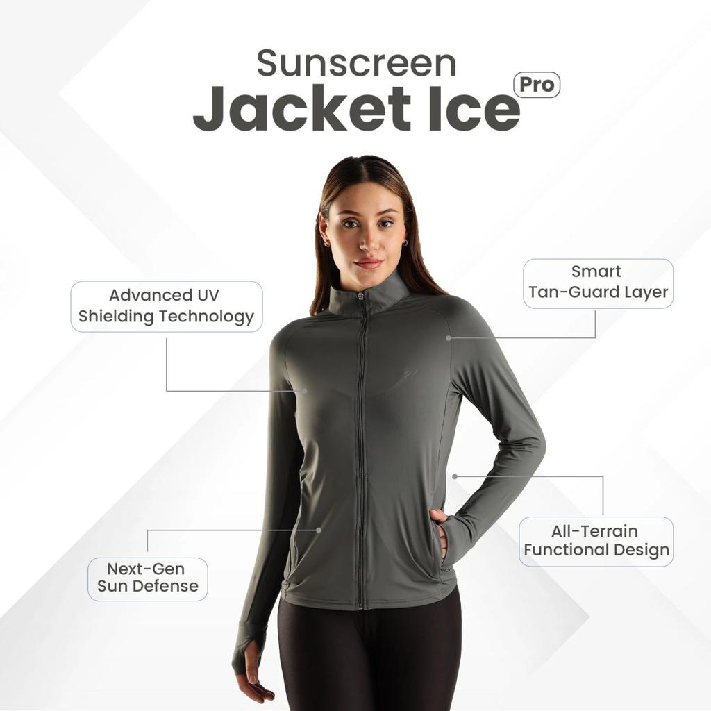 Womens Sunscreen Jacket Ice — photo 9