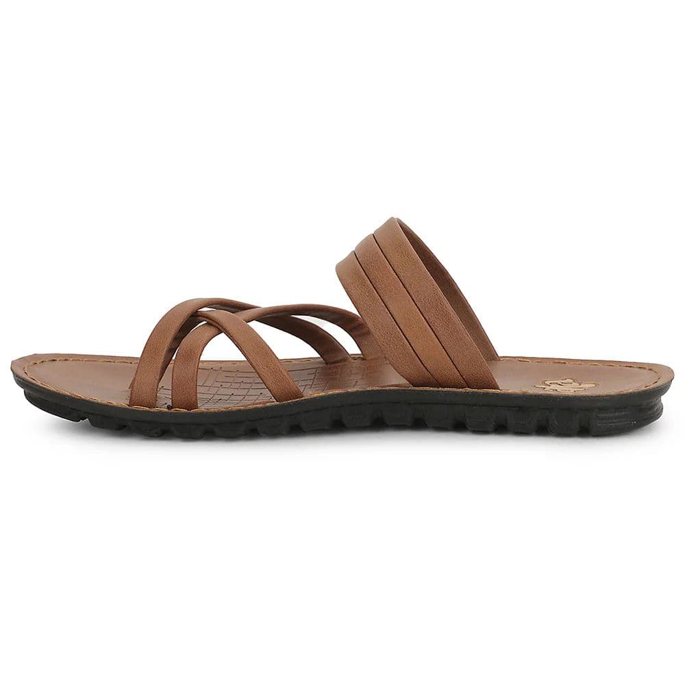 A-HA Tan Casual Slipper For Men MPU-52 By Liberty — photo 3