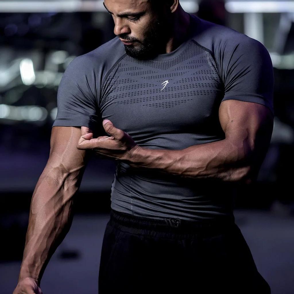 Power Seamless T-shirt Grey/Logo