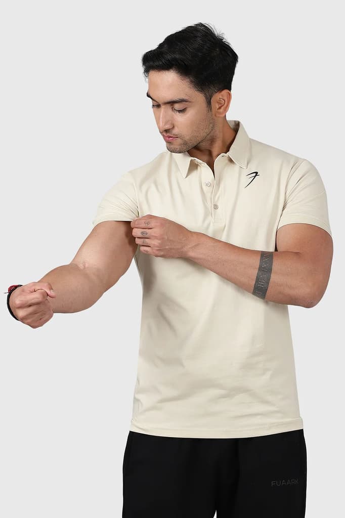 Polo T-shirt Beige — photo 5