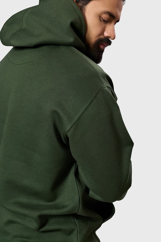 Brookline Oversized Hoodie Olive — photo 5