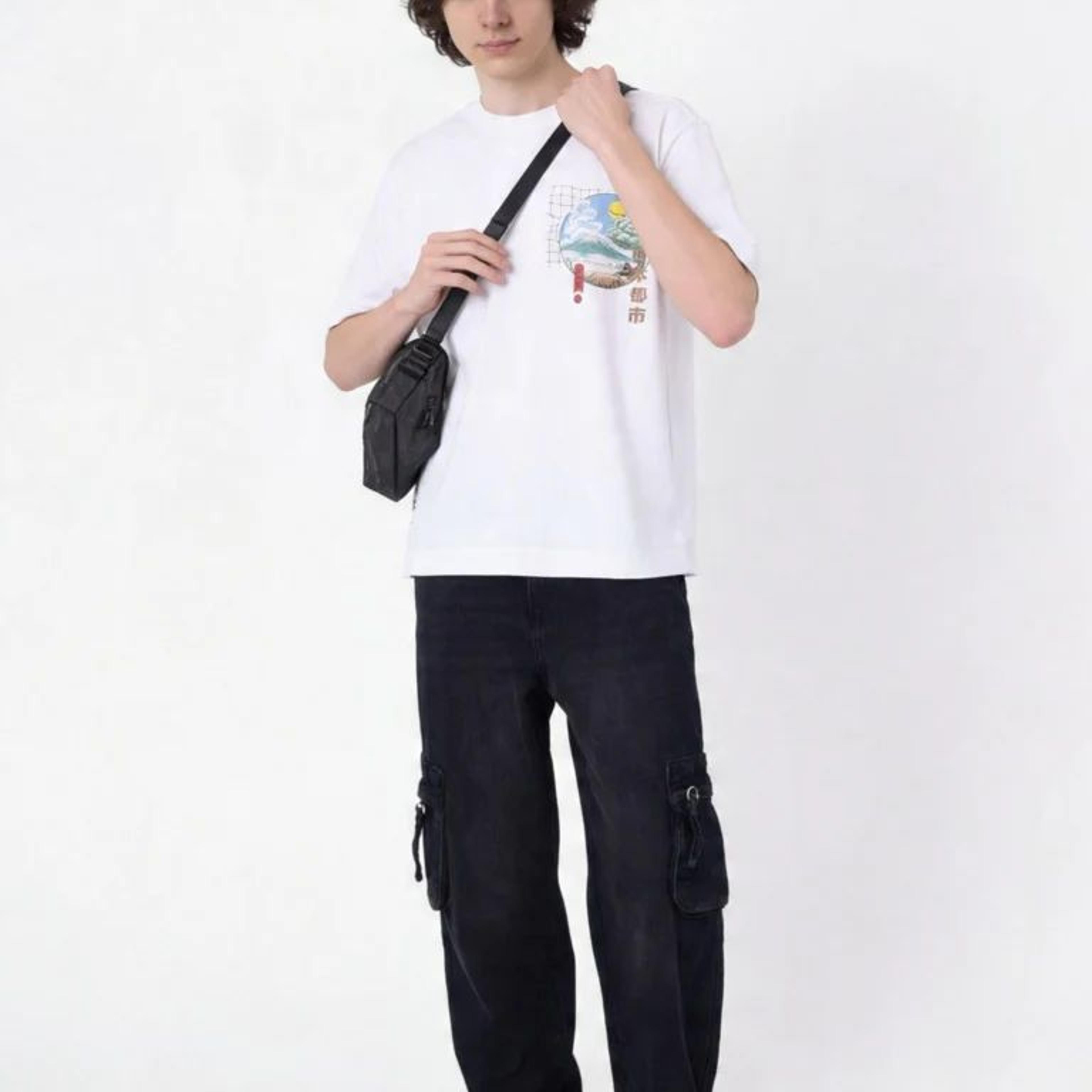 Y&F Kids Boys Black Cargo Straight Jeans