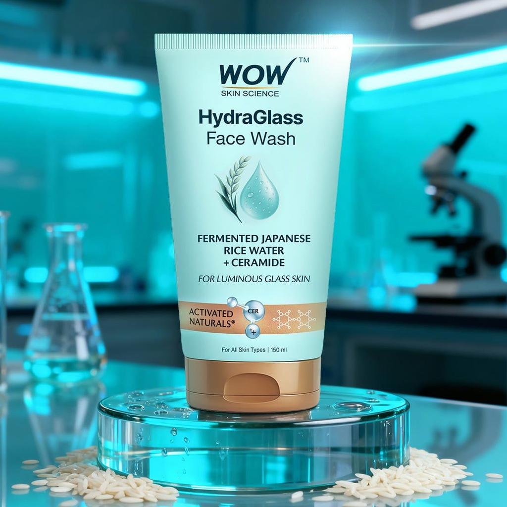 Hydra Glass Face Wash Glass-Skin Glow Cleanser