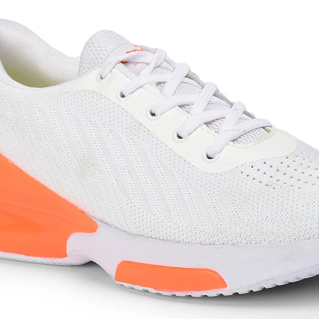 Leap7x VIRAT Men White Sports Lacing Shoes By Liberty — photo 4