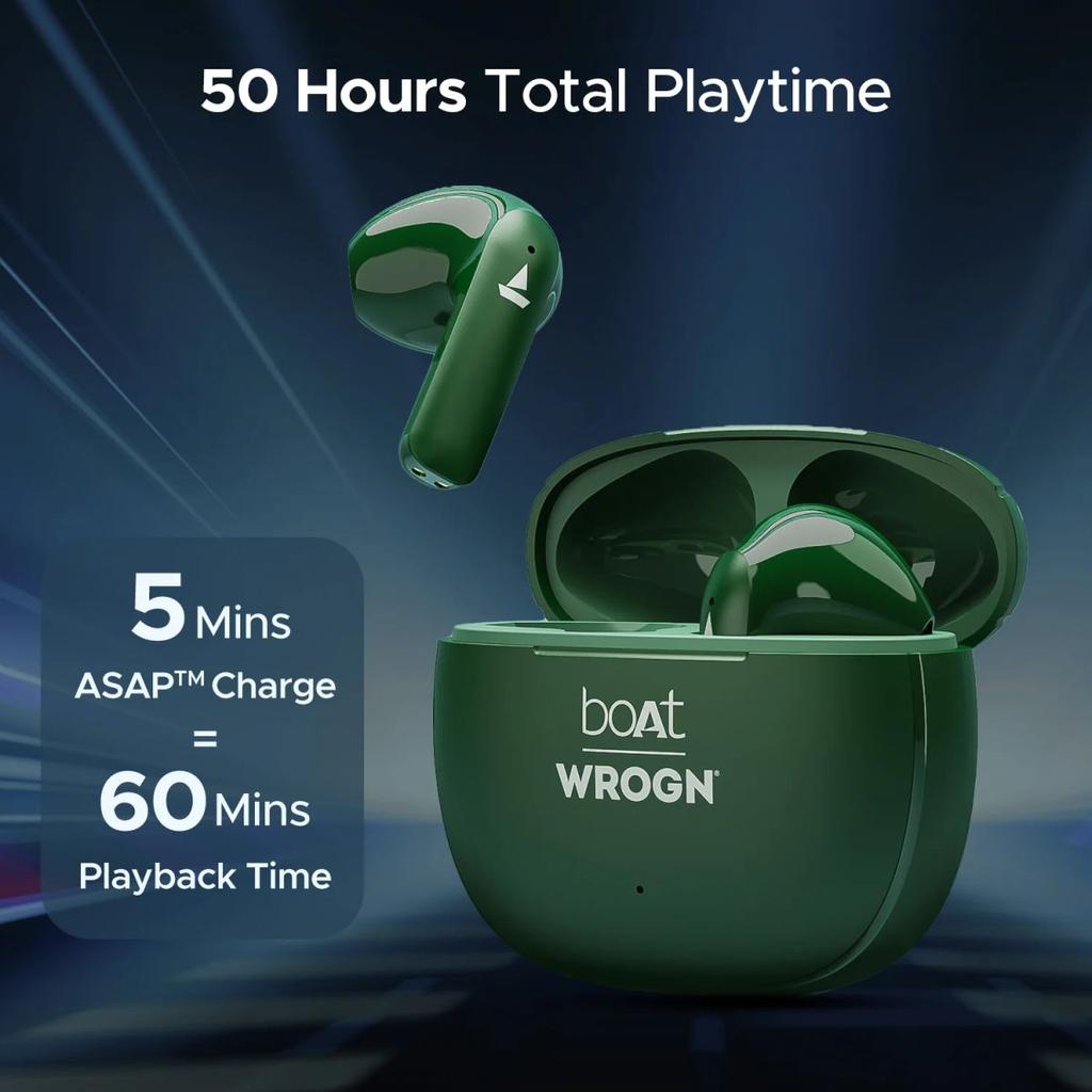 boAt Airdopes 118 Wrogn Edition| Earbuds with 10mm drivers, BEAST™ Mode for Gamers, ENx™ Technology — photo 4