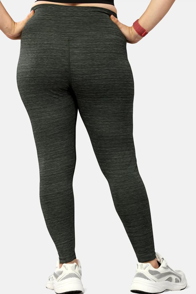 Essential Melange Leggings Olive — photo 6