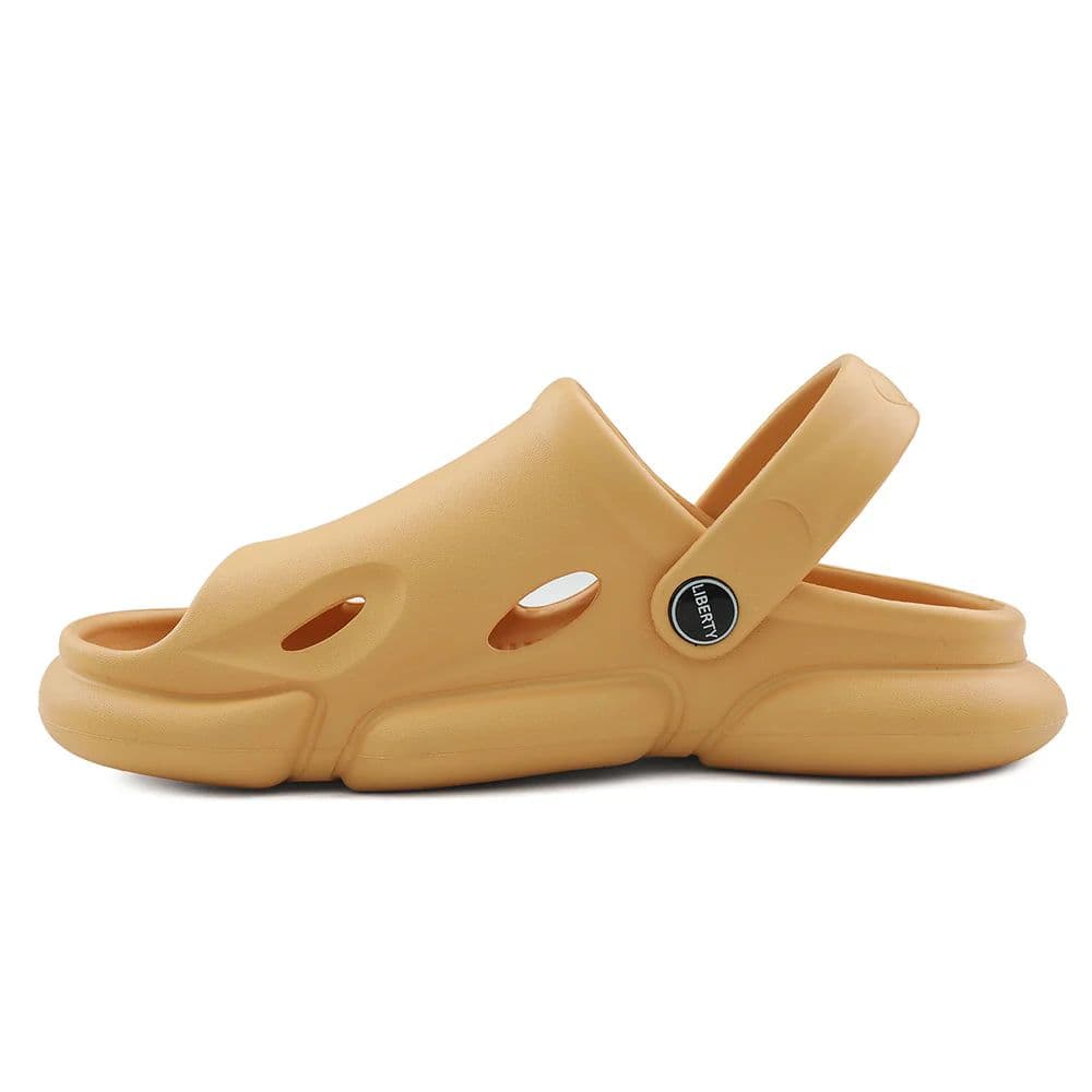 A-HA Mustard Casual Clogs For Kids BEACHFIT01 By Liberty — photo 3