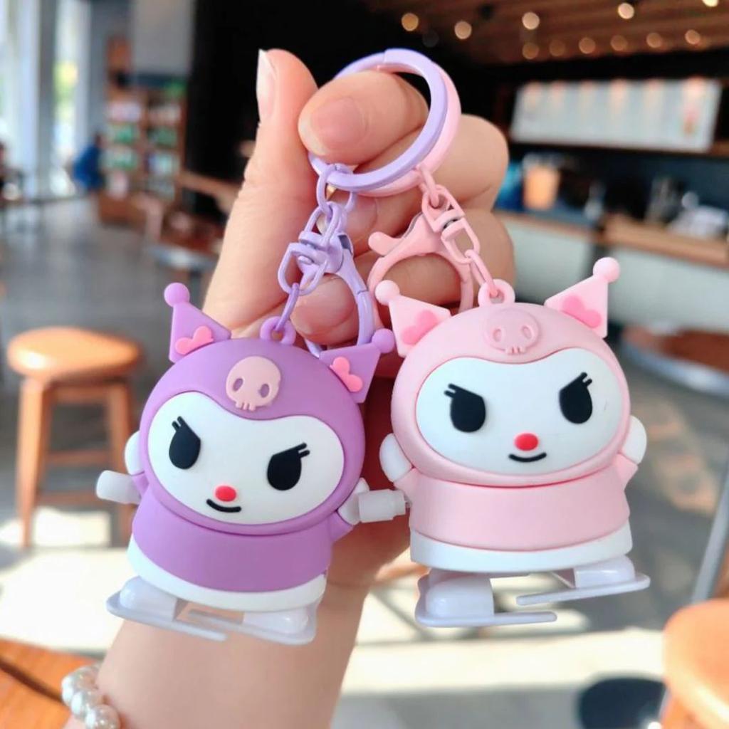 Sanrio Kuromi Keychain | Kawaii Cartoon Clockwork Doll — photo 2