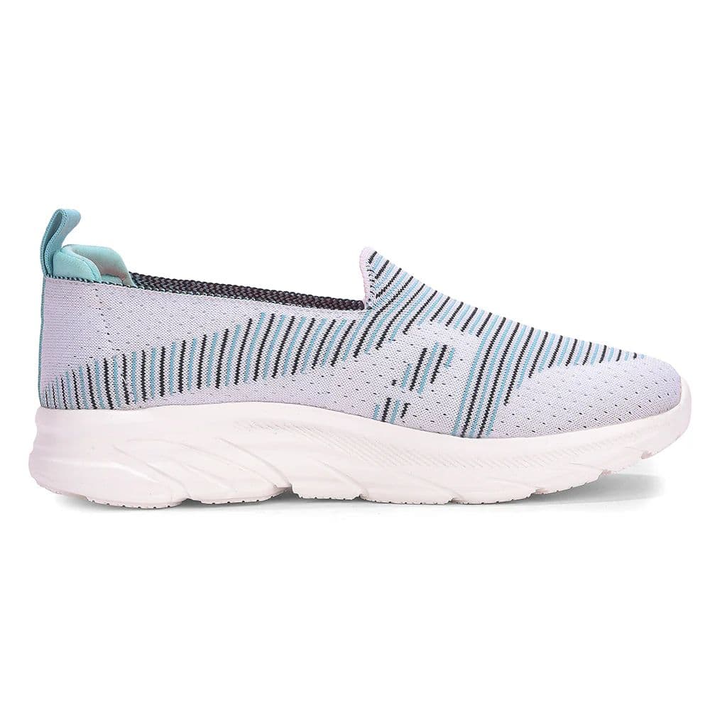 LEAP7X BELASTAR-E Grey Casual Non Lacing Walking Shoes for Women by Liberty — photo 3