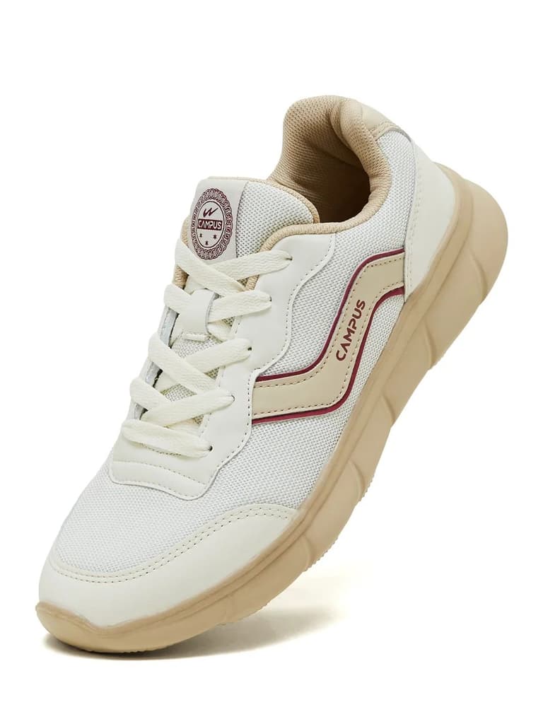 EVARO Off White Men's Running Shoes — photo 3