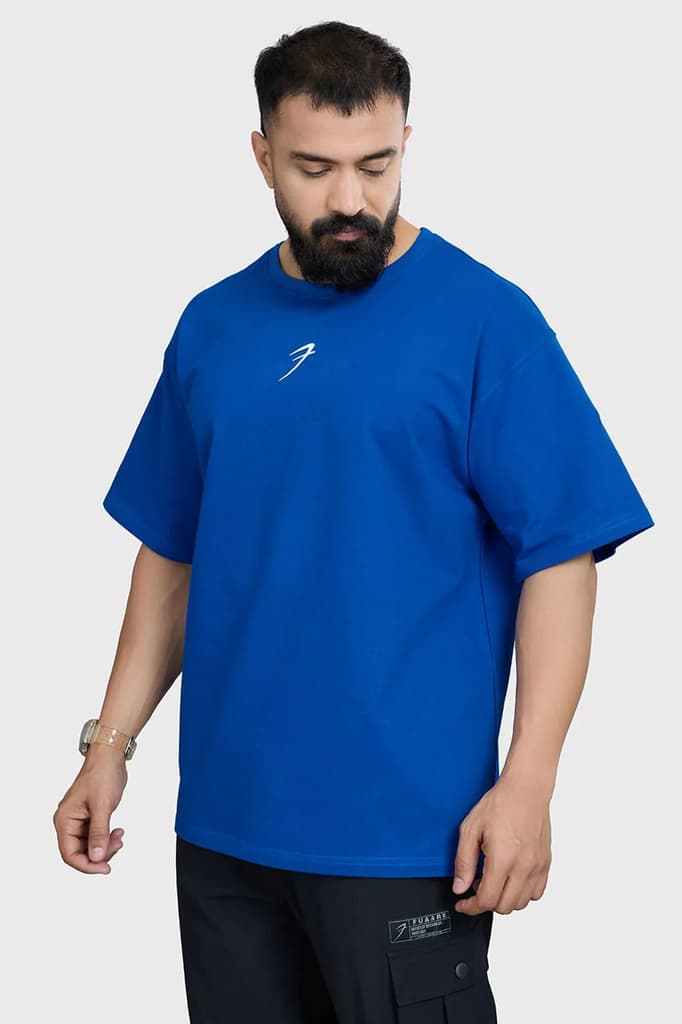 Ignite Oversized T-shirt Royal Blue — photo 5