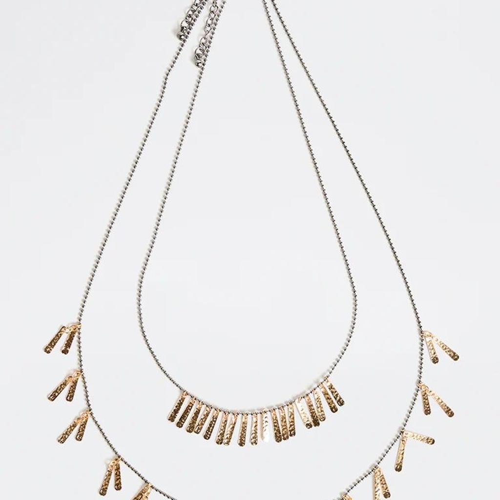Westside Accessories Gold Metal Necklaces - Pack of 2