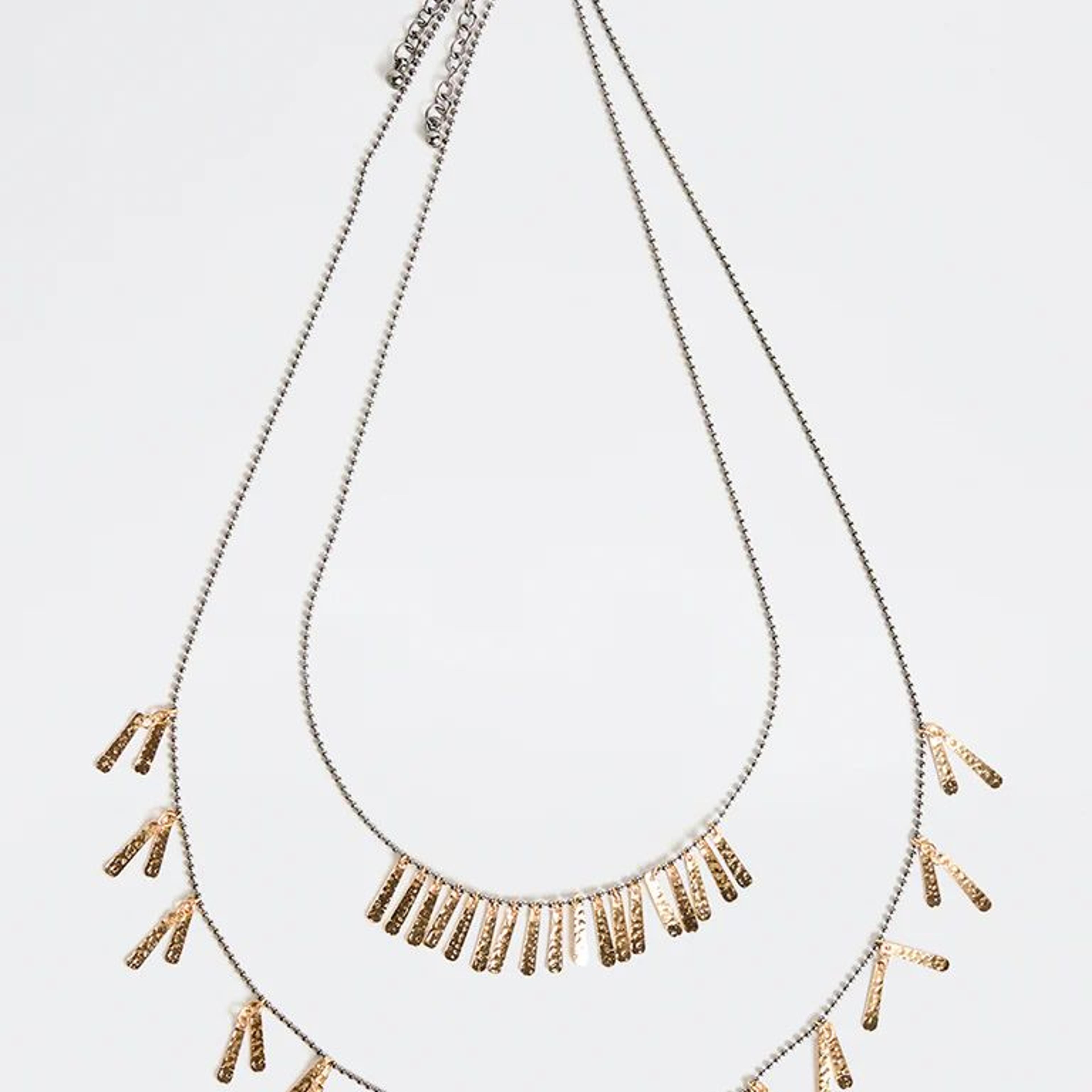 Westside Accessories Gold Metal Necklaces - Pack of 2