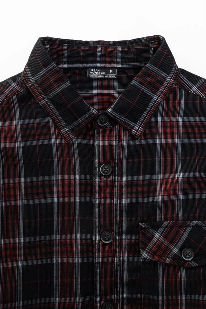 Check Corduroy Shirt 011 // regular fit — photo 4