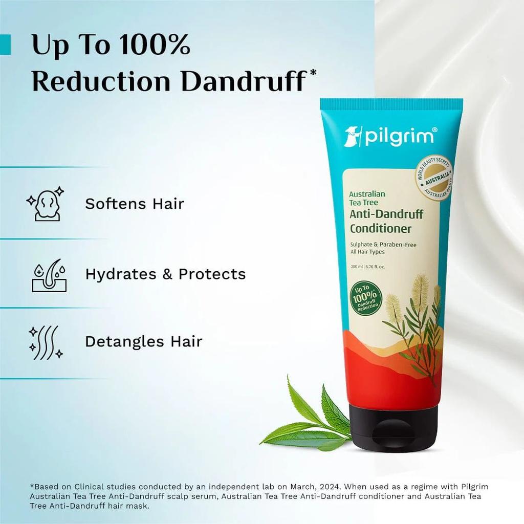 Australian Tea Tree Non-Drying Anti-Dandruff Shampoo & Conditioner Combo