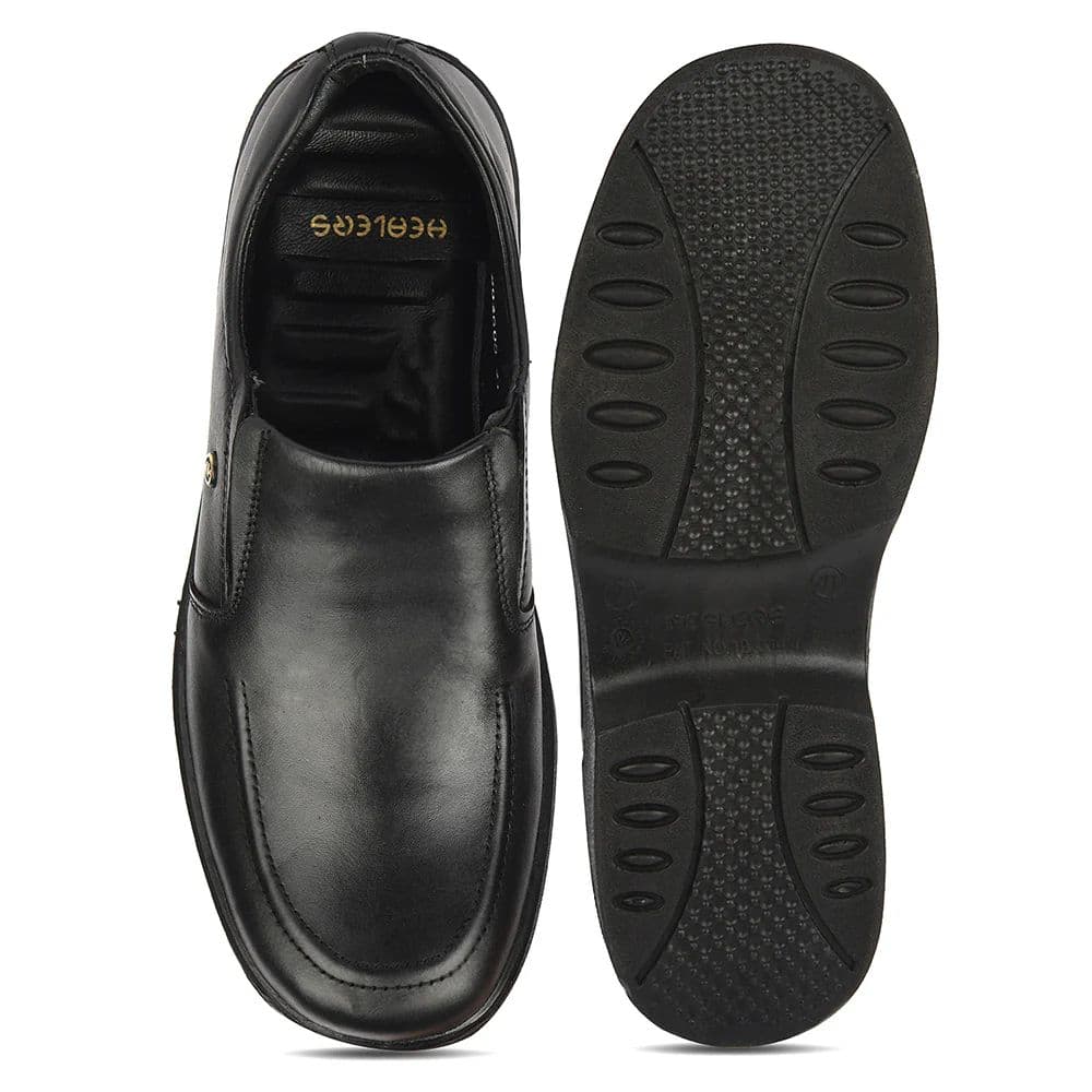 Healers Black Formal Non-Lacing Moccasins For Men 204608AN By Liberty — photo 7