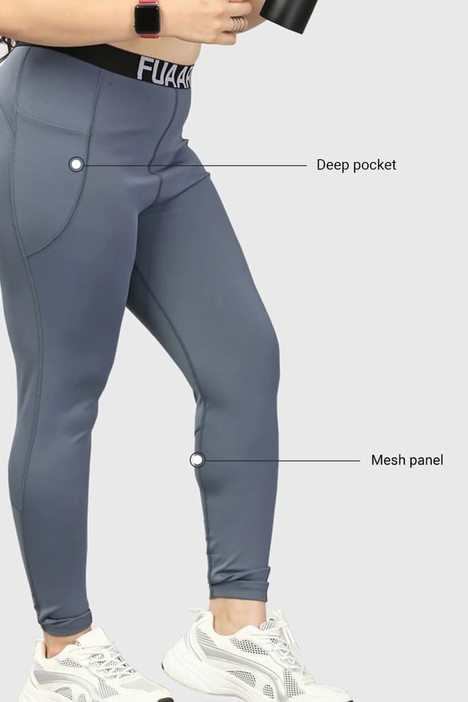 Pro Leggings Silver — photo 6