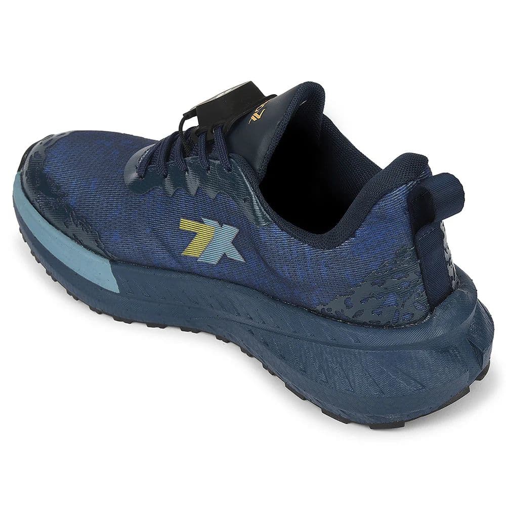 Leap7x Navy Blue Sports Lacing Running Shoes For Men XLM-07MS By Liberty — photo 5