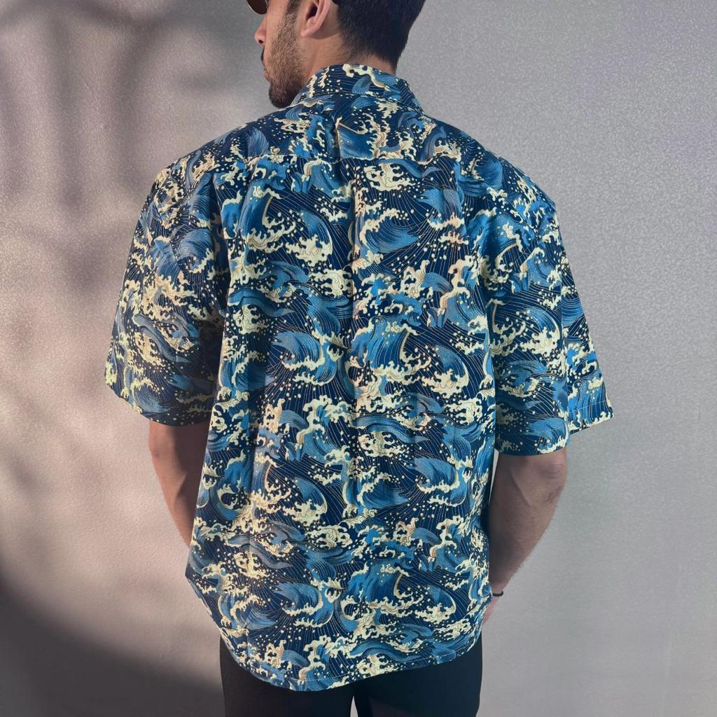 Ocean Wave Dynasty Structured Shirt — photo 10