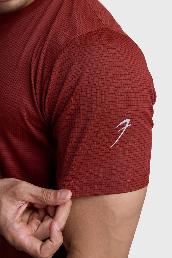 Checks Running T-shirt Salsa — photo 4