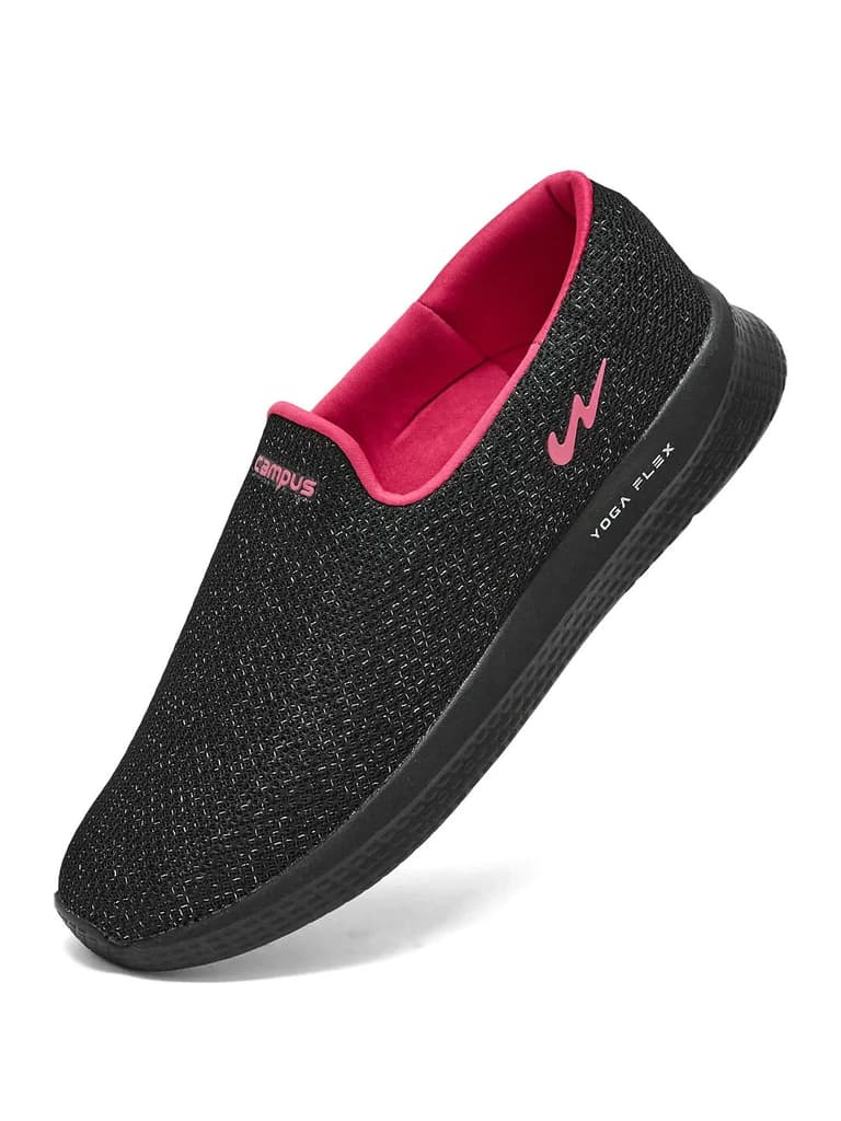 ZOE PLUS Black Women's Walking Shoes — photo 3