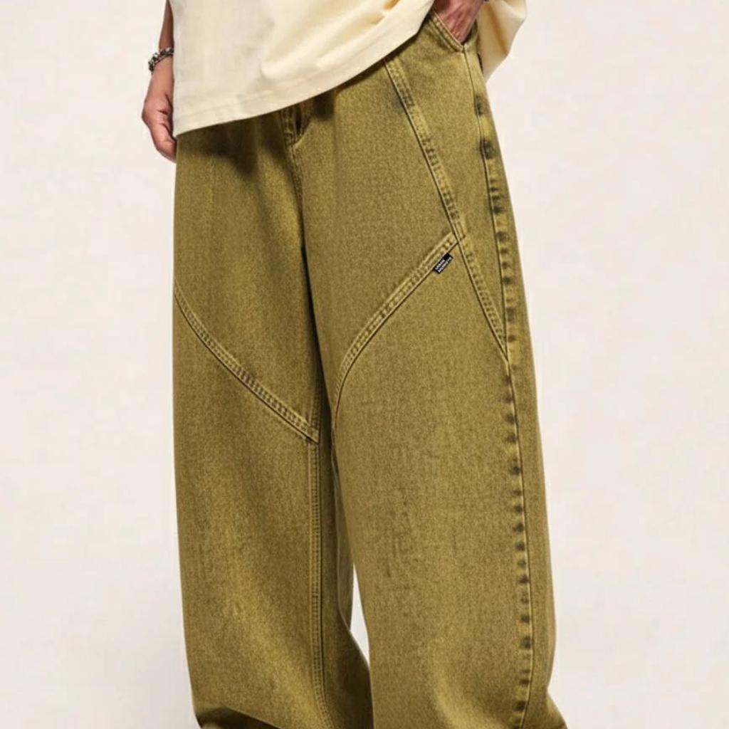 Vintage Cut and Sew Denims // Faded Olive