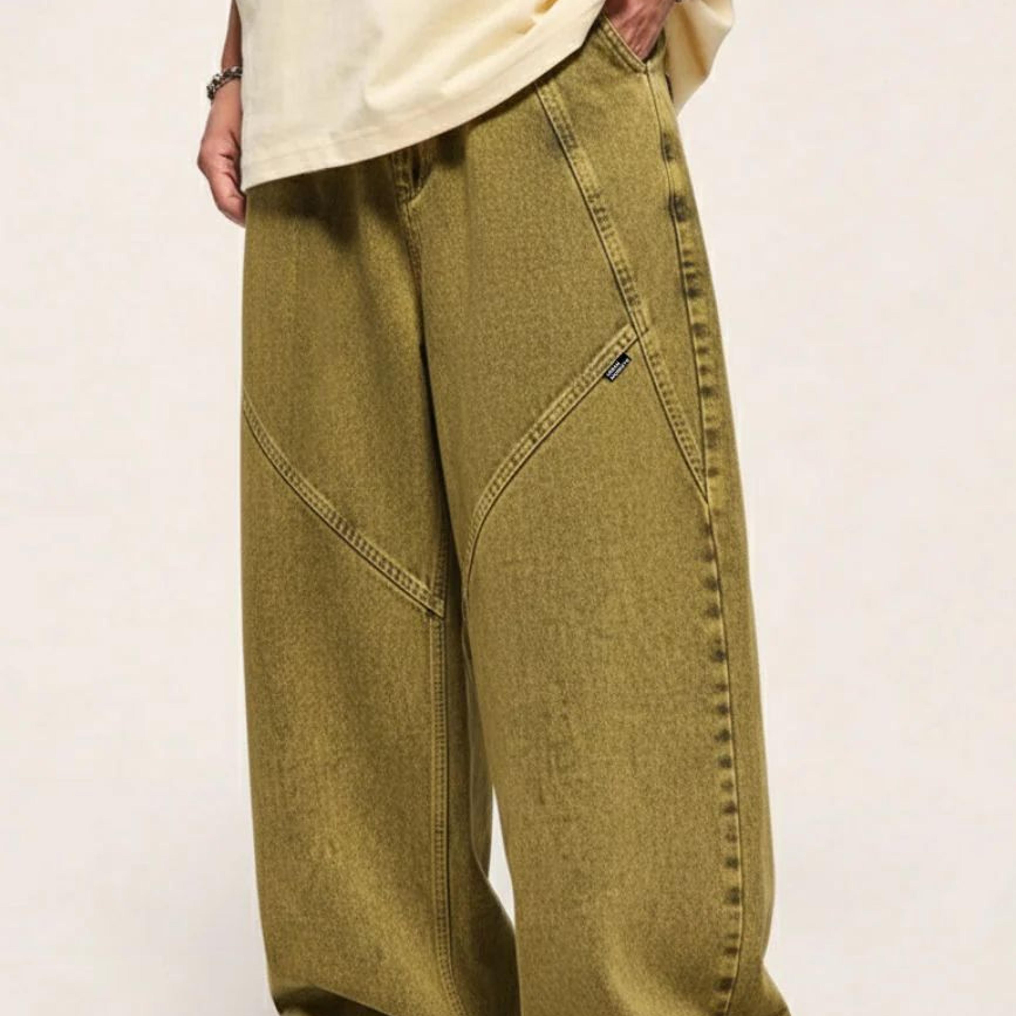 Vintage Cut and Sew Denims // Faded Olive