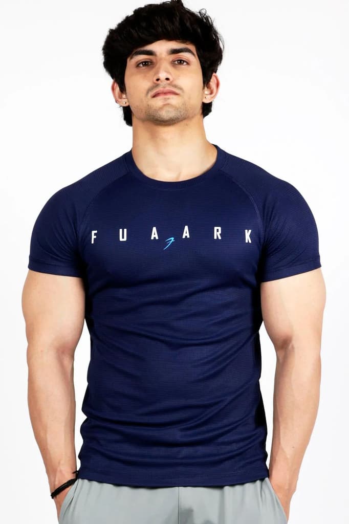Checks T-shirt Navy — photo 7