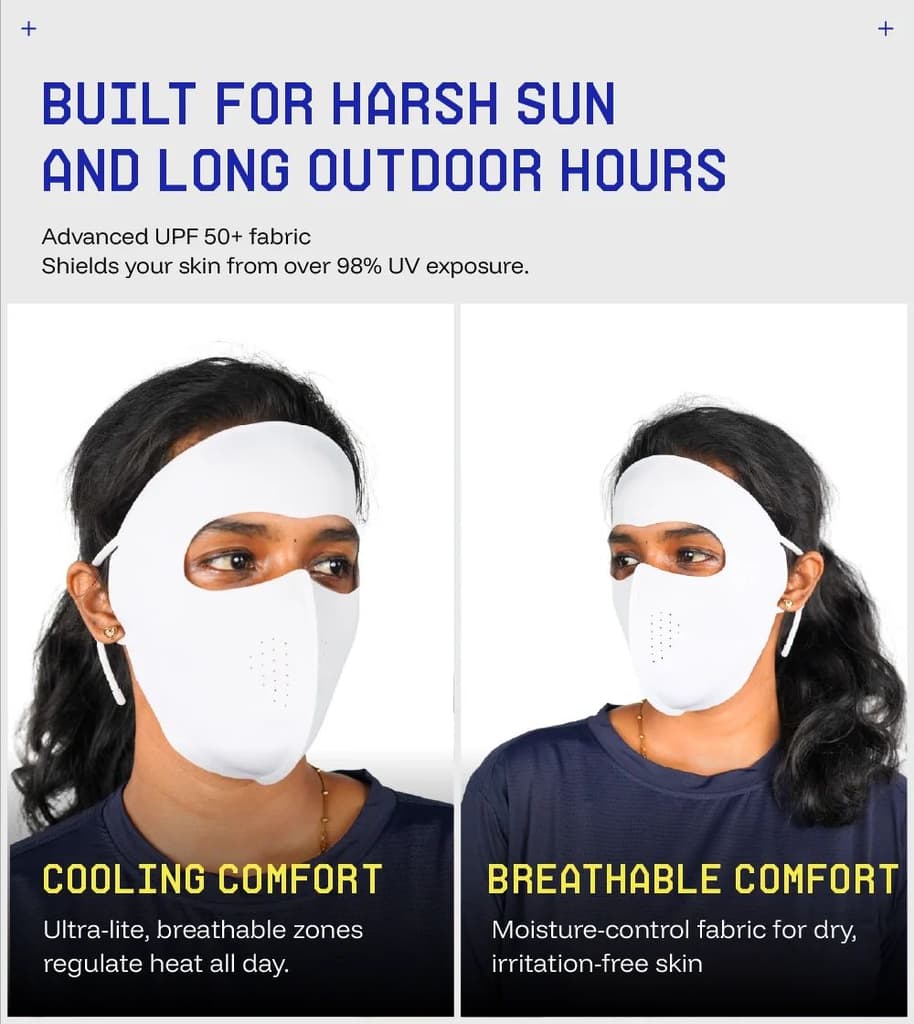 Bluetyga Sunscreen Face Guard — photo 5