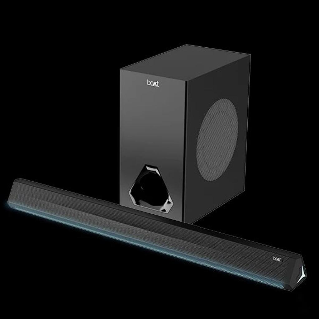 boAt Aavante Bar Aura | Bluetooth Soundbar with 160W RMS Signature Sound, 2.1 Channel, Wired Subwoofer