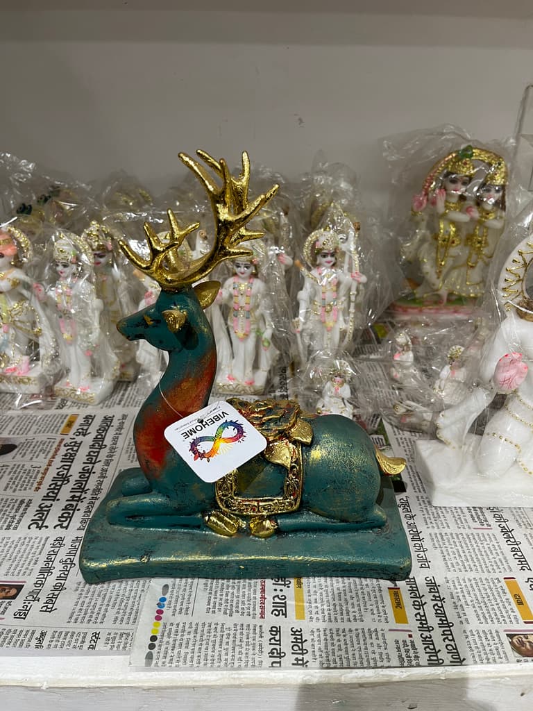 Gold Deer Statue | Sculpture | Bronze | Gold