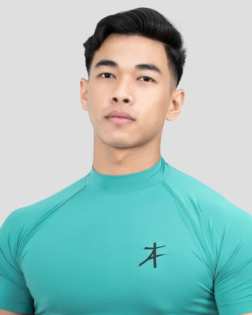 Hustle High Neck Compression T-shirt — photo 4