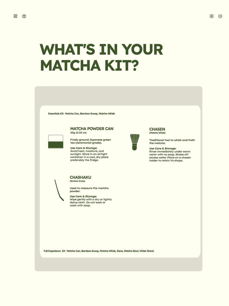 Everyday Essentials Matcha Kit