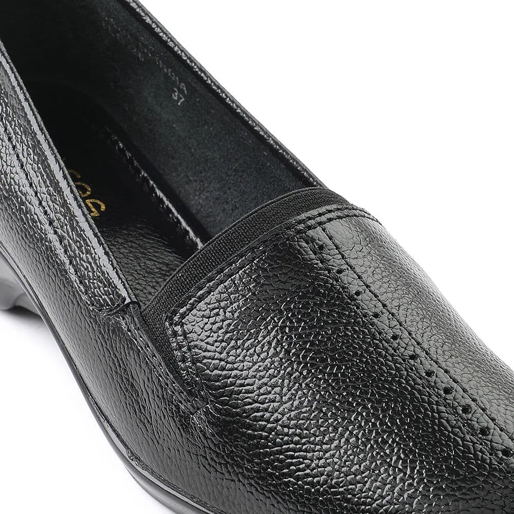 Healers Black Ballerina Shoes For Women TLO-26 By Liberty — photo 6
