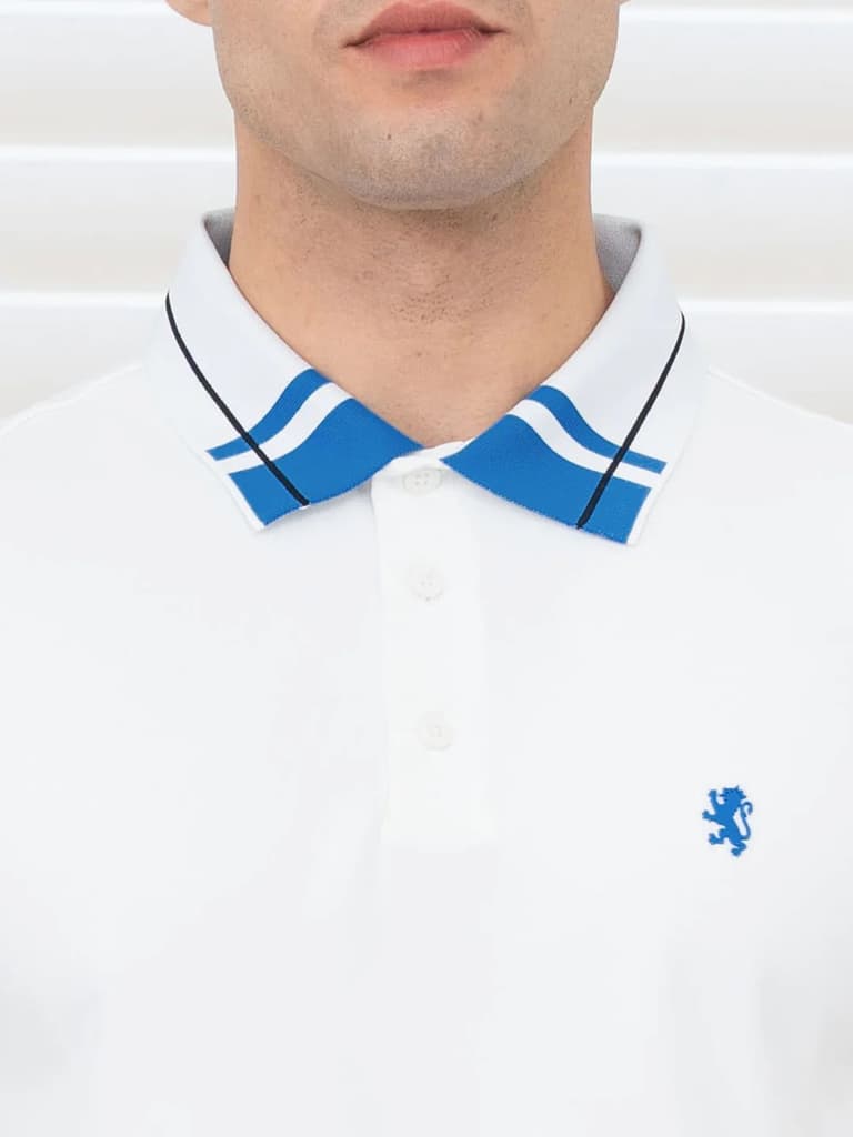 T Shirts for Men in White | Polyester Polo T Shirt — photo 6