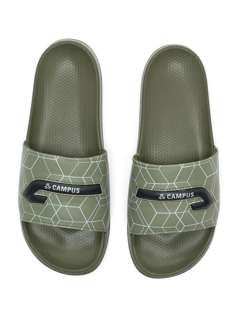 SL-477 Olive Men's Slides — photo 6