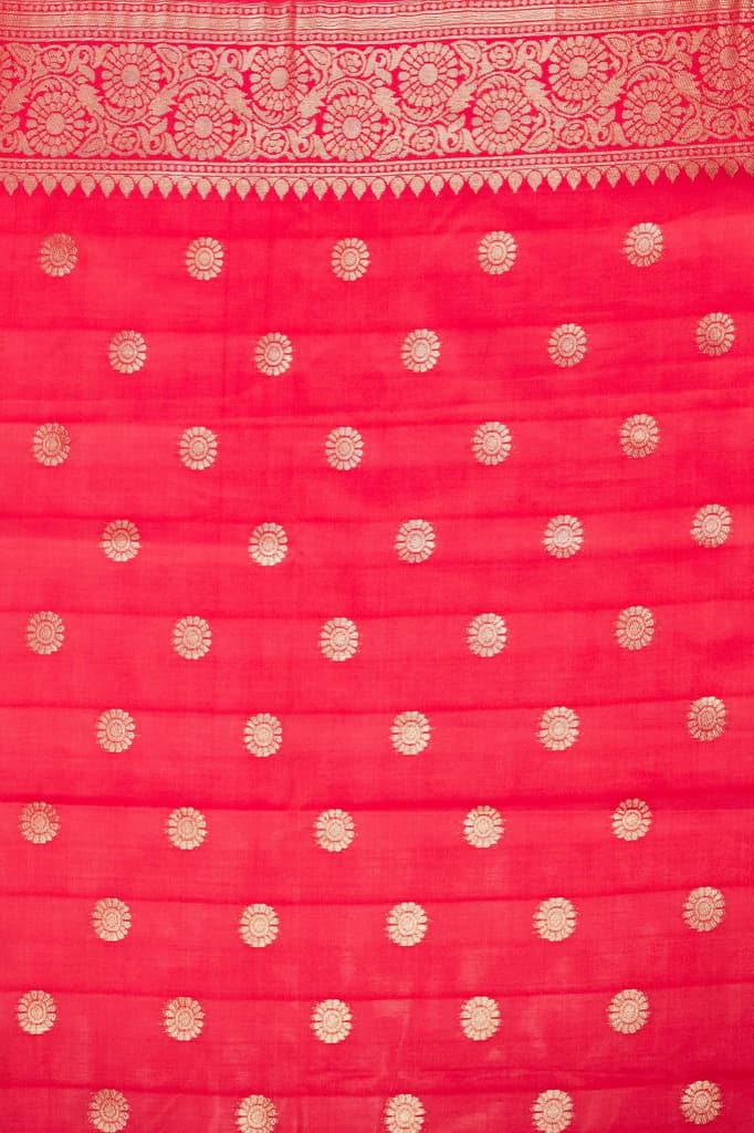 Mimosa Women's Woven Design Kanjivaram Style Art Silk Saree With Blouse Piece : SA00001624HWFREE — photo 9