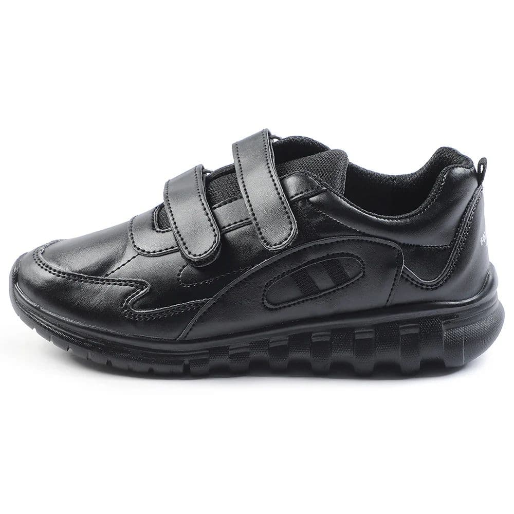 Force 10 Black Velcro Uniform School Shoes For Kids 9906-02T-V By Liberty — photo 3