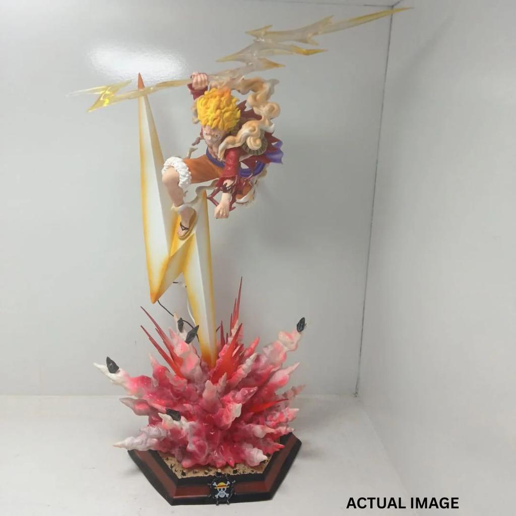 Nika Luffy LED Light-Up Statue (46cm) — Lightning Effect Action Figure Collectible — photo 8