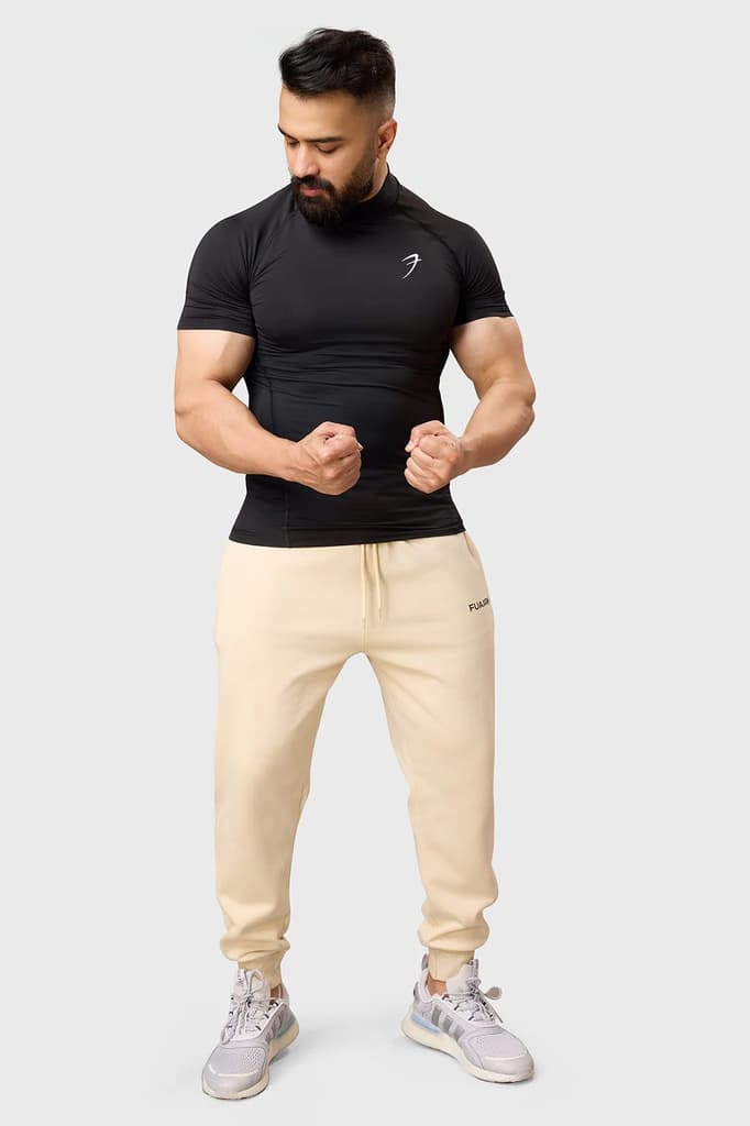 High Neck Compression T-shirt Black — photo 3